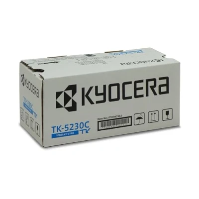 Abbildung von Kyocera TK 5230C Original Toner Cyan 1T02R9CNL0. Drucker ECOSYS M5521cdn, M5521cdw, P5021cdn, P5021cdw.