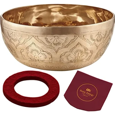 Abbildung von Sonic Energy Klangschale Special Engraved Series 1000 g Für Meditation &amp; Klangheilung Inkl. Hülle Filzring (SB SE 1000)
