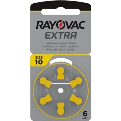 Abbildung von Rayovac Extra Advanced, Size 10 Hearing Aid Battery (Pack 60 pcs)