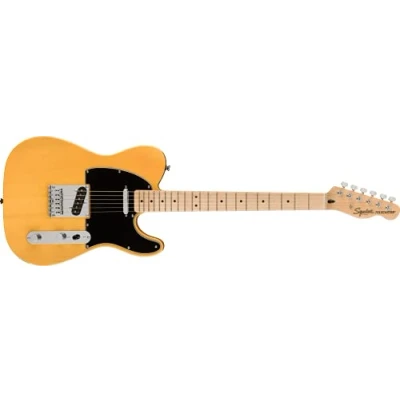 Abbildung von Squier by Fender Affinity Series Telecaster, E Gitarre, Ahorngriffbrett, Butterscotch Blonde