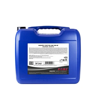Abbildung von ROWE 20 Liter HIGHTEC SYNT RSi SAE 5W 40 Motorenöl vollsynthetisch (HC Synthese)