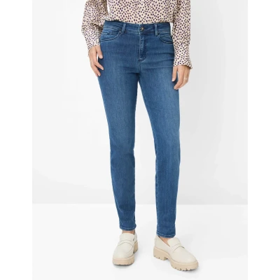 Abbildung von BRAX Style Shakira Jeans Slim Fit, Damen, Größe: 44xS, Used regular blue