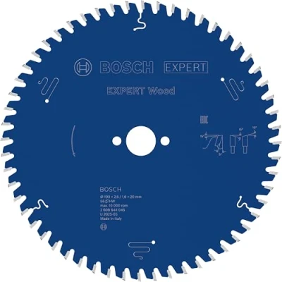 Abbildung von Bosch Accessories Professional Kreissägeblatt Expert für Wood (Holz, 190 x 20 2,6 mm, 56 Zähne, Zubehör Kreissäge)