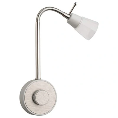 Abbildung von SEBSON LED Steckdosenleuchte Steckdosenlampe dimmbar und flexibel 2W 160lm warmweiß, fest integriert, warmweiß