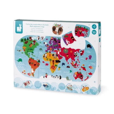 Abbildung von Janod Puzzle Badespielzeug Explorers Map