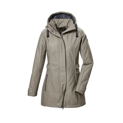 Abbildung von G.I.G.A. DX Damen Softshell Parka/Softshelljacke mit abzippbarer Kapuze GW 22 WMN SFTSHLL PRK, elefant, 38, 42210 000
