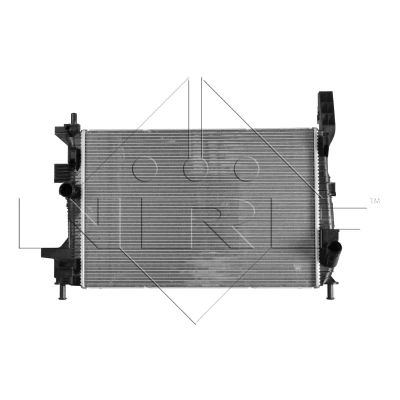 Abbildung von NRF 58650 Kühler, Motorkühlung Aluminium 545 368 27 Kühlrippen gelötet FORD: FOCUS 3, 3 Turnier, C Max 2