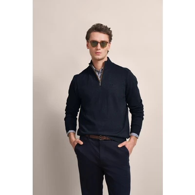 Abbildung von bugatti Strickpullover, Herren, Größe: XXL, Marine