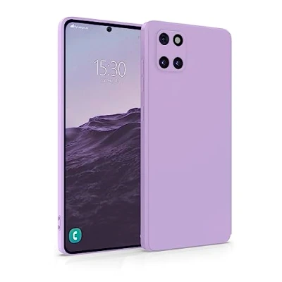 Abbildung von MyGadget Hülle für Samsung Galaxy Note 10 Lite robuste Silikon Schutzhülle TPU Case Slim Silikonhülle Back Cover Kratzfest Handyhülle Matt Lila
