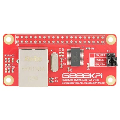 Abbildung von Netzwerkadapter, ENC28J60 Ethernet LAN Netzwerkadaptermodul für Zero Board