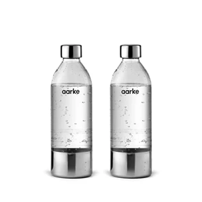 Abbildung von Aarke Wassersprudler Flasche 2 x für 800 ml PET, (2 tlg)