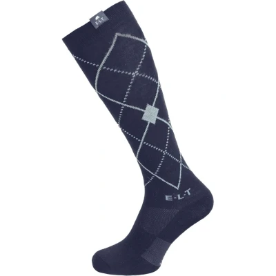 Abbildung von ELT Reitsocken Argyle Tiefblau