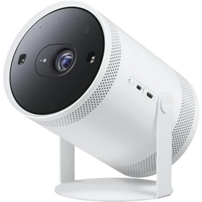 Abbildung von Samsung The Freestyle Tragbarer LED Projektor, Full HD, HDR10, Beamer mit All Round Design, Auto Set up, 360 Sound, SP LFF3CLAXXXE [2023; Deutsches Modell]