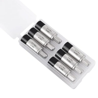 Abbildung von BERNSTEIN Drehmoment Adapter Satz 6 Teilig 0.6 3.0 Nm Für 1/4 Zoll Bits Schraubwerkzeuge Set Legierter Stahl HRC 43 48