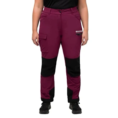 Abbildung von Ulla Popken, Damen, große Größen, HYPRAR Hybrid Trekkinghose, Reflektor, Klettriegel