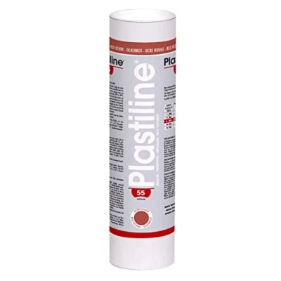 Abbildung von J. Herbin 1355T Plastiline, 1kg, Härtegrad 55, ideal zum Modellieren, 100% wiederverwendbar, Ockerrot