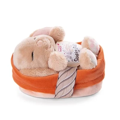 Abbildung von Nici Kuscheltier Sleeping Pets, Hase karamell, 12 cm, im Körbchen