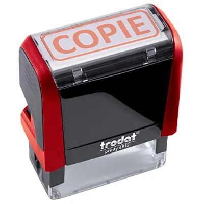 Abbildung von Trodat Stempel XPrint b499233 „Copie“, in rot