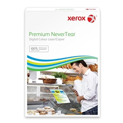Abbildung von Xerox Premium NeverTear Kunststoffpapier 003R98091 A4 210 x 297 mm, 195 g/m² Spezialpapier für Laserdrucker und Kopierer 100 Blatt Weiß