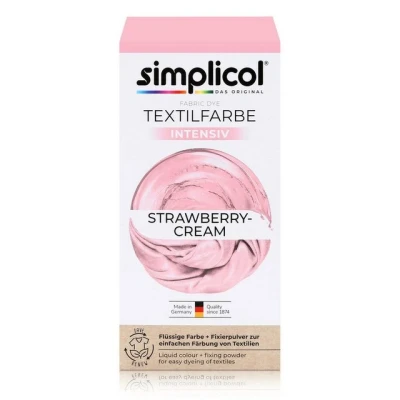 Abbildung von simplicol Textilfarbe intensiv Strawberry Cream: Einfaches Färben in der Waschmaschine