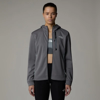 Abbildung von THE NORTH FACE Damen Mountain Fz Fleece Jacke, Smoked Pearl/Monument G, XS