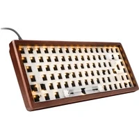 Abbildung von SKILLER SGK50 S3 Wood Barebone, Gaming Tastatur