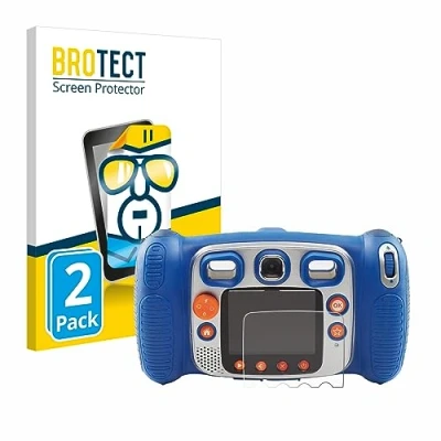 Abbildung von BROTECT (2 Stück Schutzfolie für Vtech Kidizoom Duo 5.0 Displayschutz Folie Ultra Klar