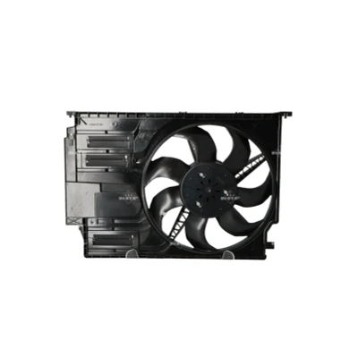 Abbildung von NRF 47922 Lüfter 440 12 600 mit Kühlerlüfterrahmen (Zarge), bürstenloser Motor MINI: Schrägheck, BMW: 2 Active Tourer, Gran Tourer