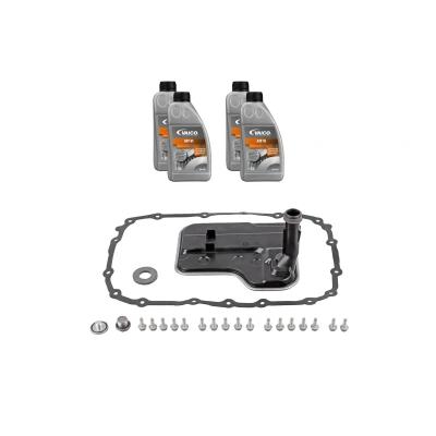 Abbildung von VAICO V20 2092 Teilesatz, Ölwechsel Automatikgetriebe mit Zubehör, Dichtung Dichtring, Ölmenge für Standardölwechsel BMW: 3 Touring, X3