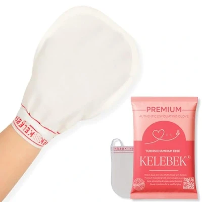 Abbildung von Kelebek Türkisches Hammam Handschuh, Weiß