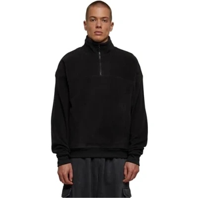 Abbildung von Urban Classics Basic Polar Fleecepullover, Herren, Größe: 4XL, Black