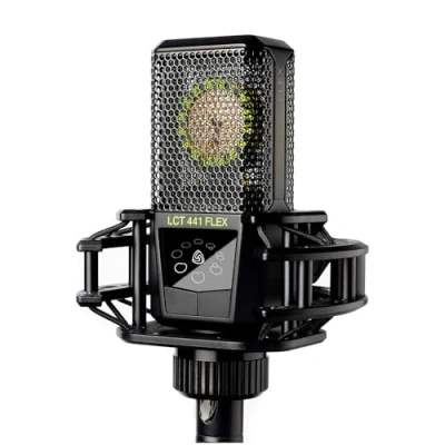 Abbildung von LCT 441 Flex XLR Kondensatormikrofon mit Mehrfachcharakteristik für Stimme, Gesang, Instrumentenaufnahmen &amp; andere Studioanwendungen 1&quot; Echtkondensatorkapsel Mikrofonspinne Popschutz