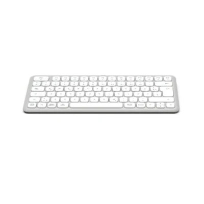 Abbildung von Hama Multi Device Tastatur WK 500, kabellose Tastatur, Funk u. BT, klein, QWERTZ DE, weiß