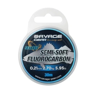 Abbildung von Savage Gear Semi Soft Fluorocarbon Seabass 30m 0,35mm 6,72kg