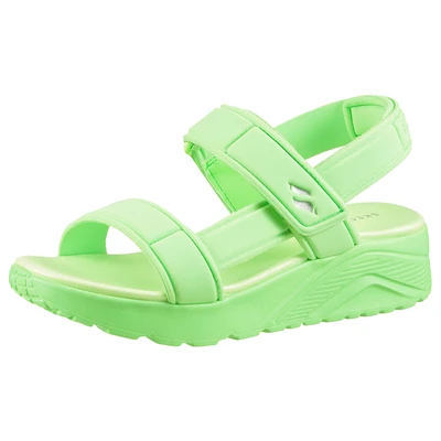 Abbildung von Skechers UNO LITE SANDAL Sandale, leichte Sandale mit Klettverschluss, Größenschablone zum Download