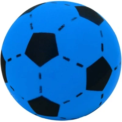 Abbildung von Kyto Softball 20cm Schaumstoff Ball Fußball für Outdoor und Indoor geeignet Kinder ab 36 Monaten (1 Ball, blau)