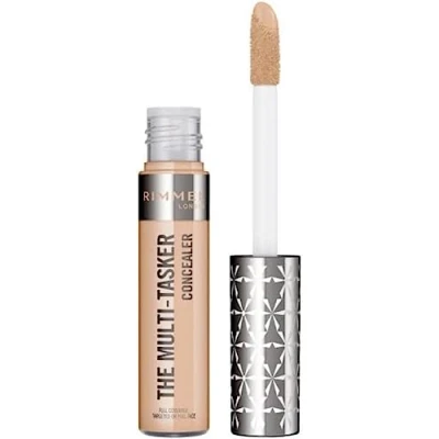Abbildung von Rimmel London The Multi Tasker, 025 Rose Ivory, Concealer, bis zu 24 Stunden Halt, langanhaltende Feuchtigkeit, hochpigmentierte Formel, leicht verblassen, vegane 10 ml