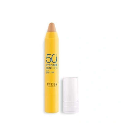 Abbildung von WYCON cosmetics Eyecare Sun Stick 50 SPF TAN Sonnenstift für Augenkontur, wasserfest, mit Vitamin E und Hyaluronsäure