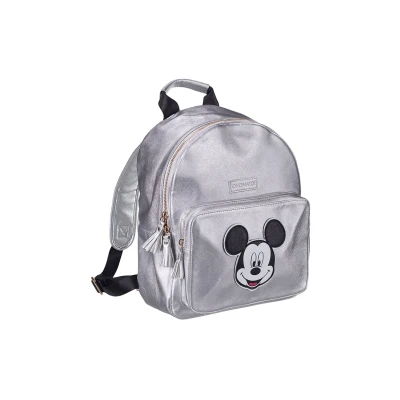 Abbildung von Mickey &amp; Minnie Tagesrucksack, Größe: One Size, Silber