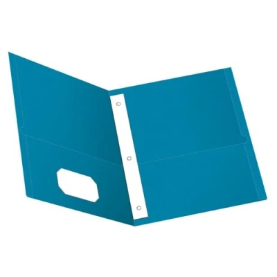 Abbildung von Oxford 57702 Portfolios mit zwei Fächern Letter hellblau