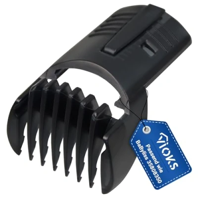 Abbildung von VIOKS Kammaufsatz Aufsteckkamm 2 14mm Ersatz für BaByliss 35808350 E835E E837E Multifunktionstrimmer 8 in 1/10 1 W Tech Haarschneider Bartschneider Haarschneidemaschine