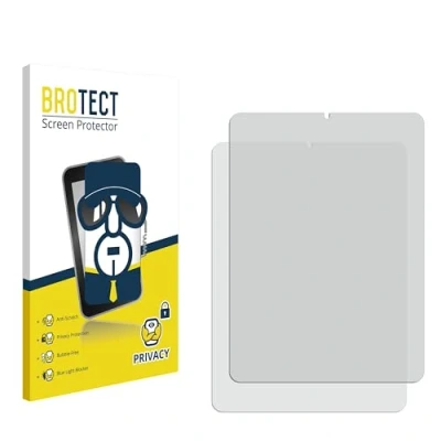 Abbildung von BROTECT (2 Stück Anti Spy Blickschutzfolie für Apple iPad Air 5 WiFi Cellular 2022 (Hochformat, 5. Gen.) Privacy Screen Protector [ Sichtschutz]