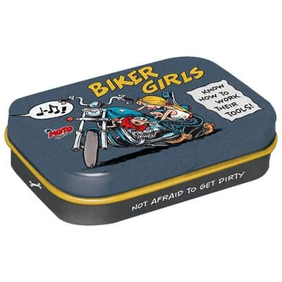 Abbildung von Nostalgic Art Pillendose MOTOmania Biker Girls…
