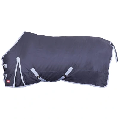 Abbildung von Premiere Outdoor Decke &quot;Ganzjährig&quot; 300 g Dress Blue Unterlänge: 205 cm &amp; Rückenlänge: 155 Blau