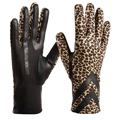 Abbildung von Isotoner Damen kaltes Wetter, mit Touchscreen Funktion Handschuhe, Laopard Smartdri, Small Medium