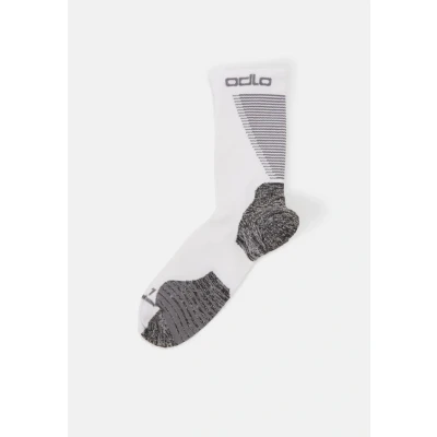 Abbildung von ODLO Socks CREW Ceramicool RUN Unisex Sportsocken, Herren, Größe: 36 38, White
