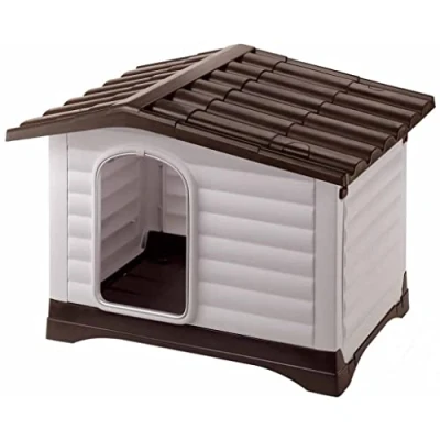 Abbildung von Ferplast Dogvilla Grau&amp;Braun Hundehtte 88x72x65 cm...