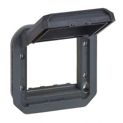 Abbildung von PLEXO55 Mosaic adaptor 2 modul antracit