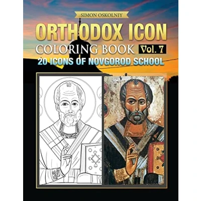 Abbildung von Orthodox Icon Coloring Book Vol. 7: 20 Icons of Novgorod School