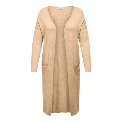 Abbildung von ONLY Carmakoma Strickjacke, Damen, Größe: S 42/44, Beige